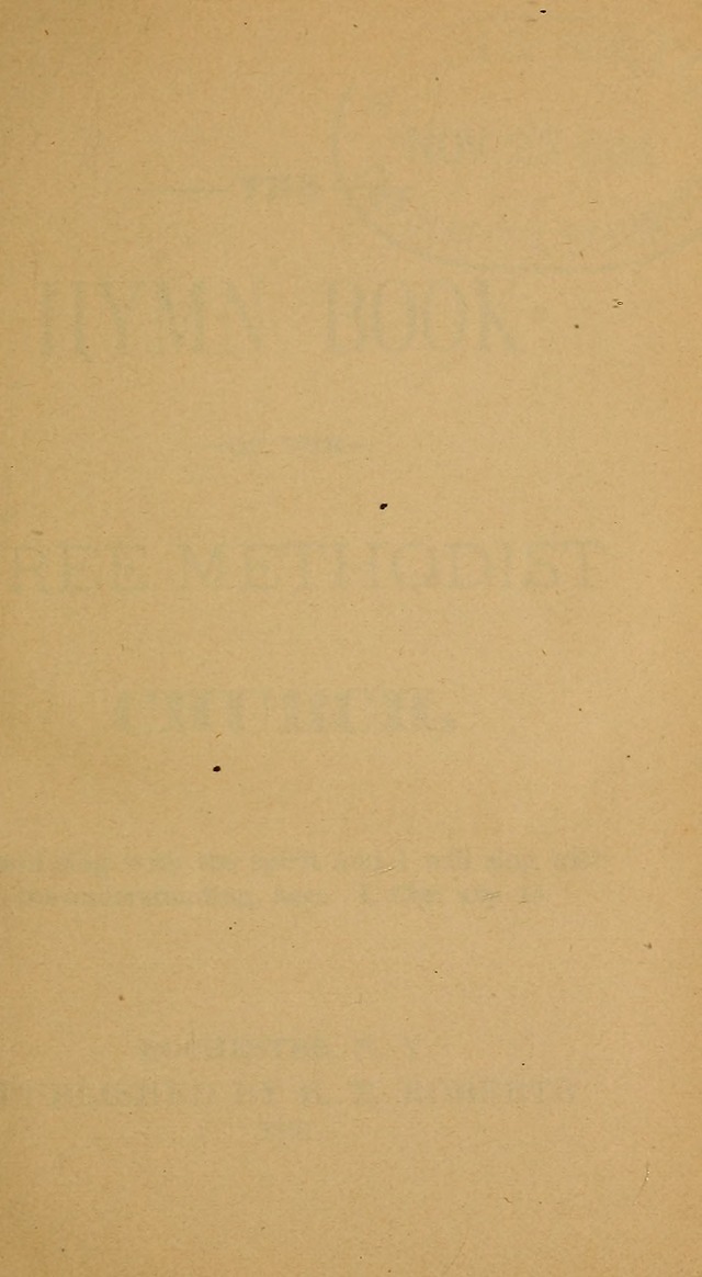 The Hymn Book of the Free Methodist Church page vii