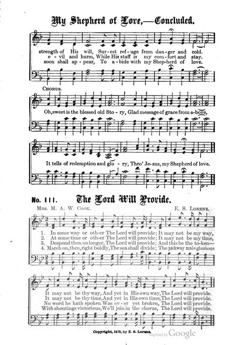 Hymns of Faith and Praise: a collection of new and standard hymns for Sunday Schools, Young Peoples