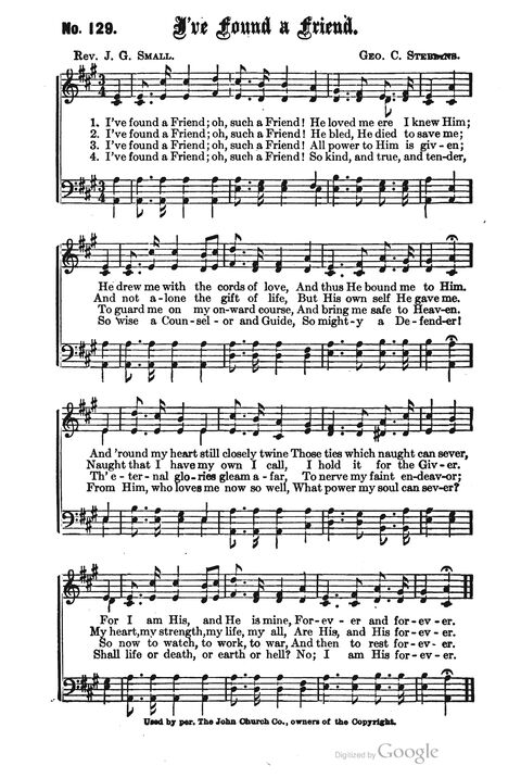 Hymns of Faith and Praise: a collection of new and standard hymns for Sunday Schools, Young Peoples