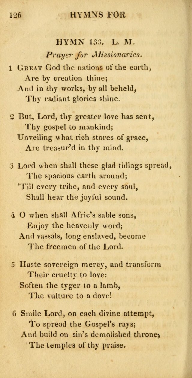 Hymns for Family Worship, with Prayers for Every Day in the Week (2nd ed.) page 126