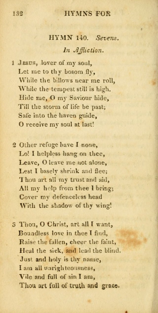 Hymns for Family Worship, with Prayers for Every Day in the Week (2nd ed.) page 132