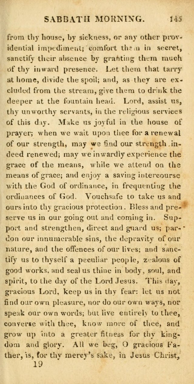 Hymns for Family Worship, with Prayers for Every Day in the Week (2nd ed.) page 145