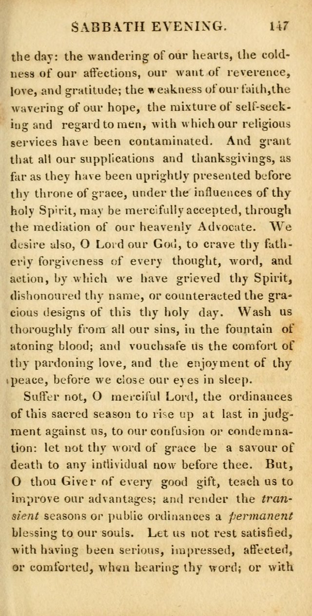 Hymns for Family Worship, with Prayers for Every Day in the Week (2nd ed.) page 147