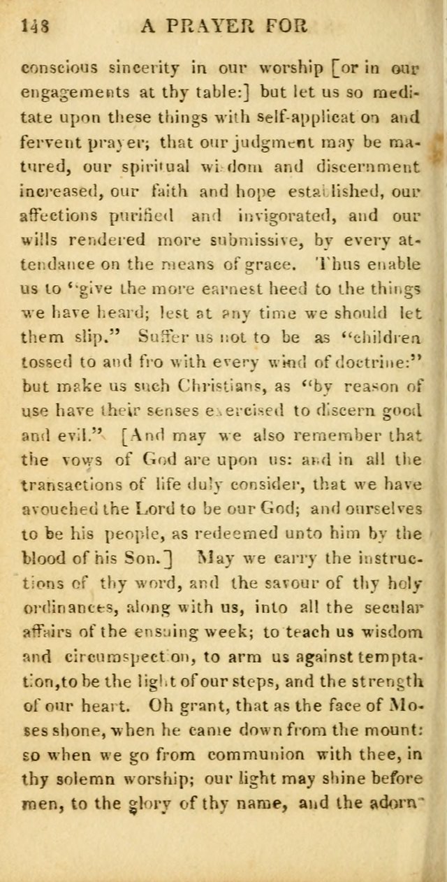 Hymns for Family Worship, with Prayers for Every Day in the Week (2nd ed.) page 148