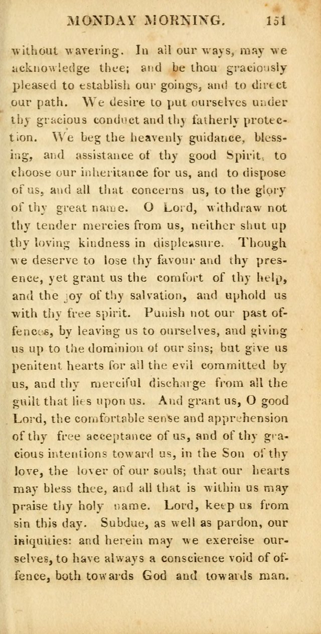 Hymns for Family Worship, with Prayers for Every Day in the Week (2nd ed.) page 151