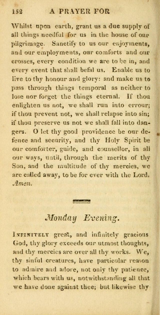 Hymns for Family Worship, with Prayers for Every Day in the Week (2nd ed.) page 152