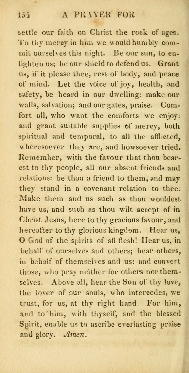 Hymns for Family Worship, with Prayers for Every Day in the Week (2nd ed.) page 154