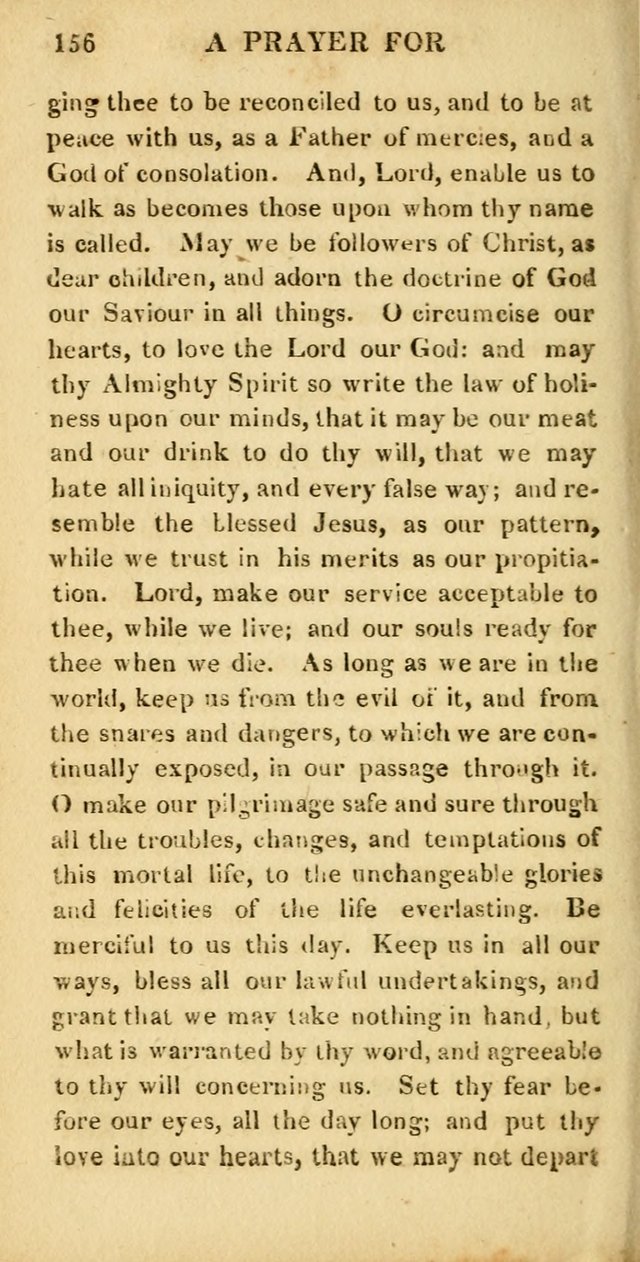 Hymns for Family Worship, with Prayers for Every Day in the Week (2nd ed.) page 156