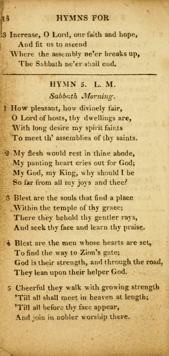 Hymns for Family Worship, with Prayers for Every Day in the Week (2nd ed.) page 16