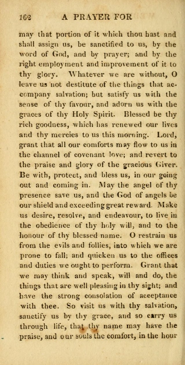 Hymns for Family Worship, with Prayers for Every Day in the Week (2nd ed.) page 162