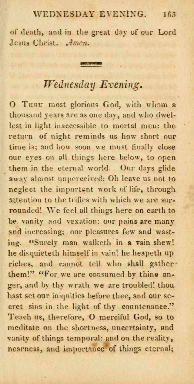 Hymns for Family Worship, with Prayers for Every Day in the Week (2nd ed.) page 163