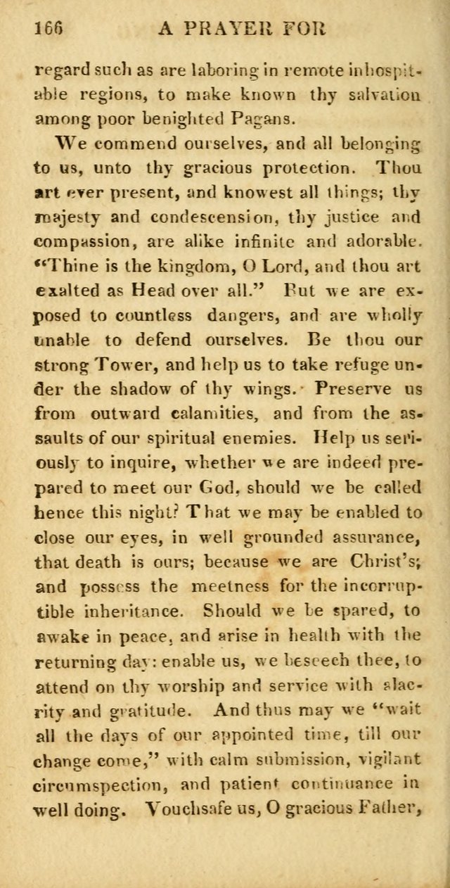 Hymns for Family Worship, with Prayers for Every Day in the Week (2nd ed.) page 166