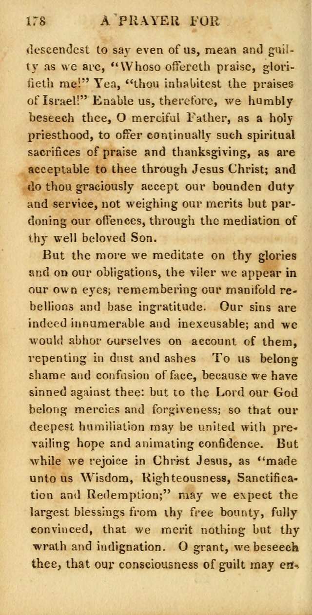 Hymns for Family Worship, with Prayers for Every Day in the Week (2nd ed.) page 178