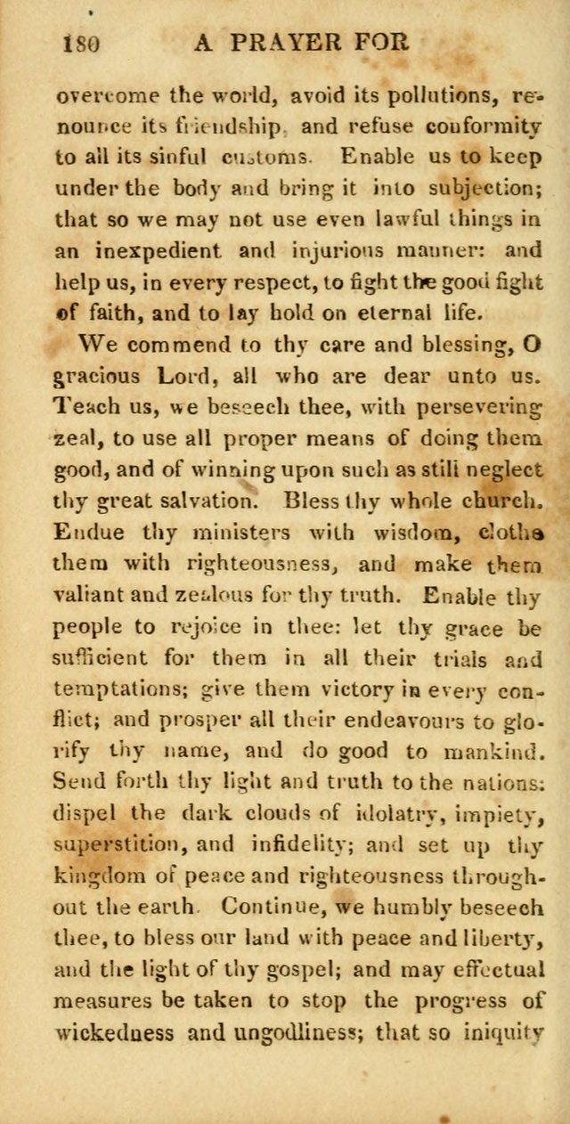 Hymns for Family Worship, with Prayers for Every Day in the Week (2nd ed.) page 180