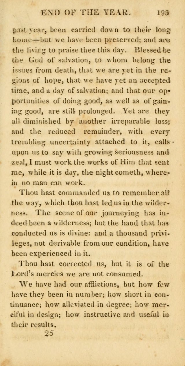 Hymns for Family Worship, with Prayers for Every Day in the Week (2nd ed.) page 193