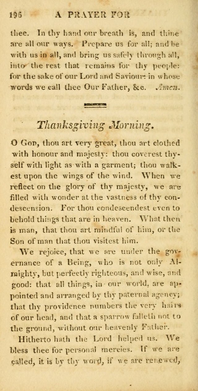 Hymns for Family Worship, with Prayers for Every Day in the Week (2nd ed.) page 196