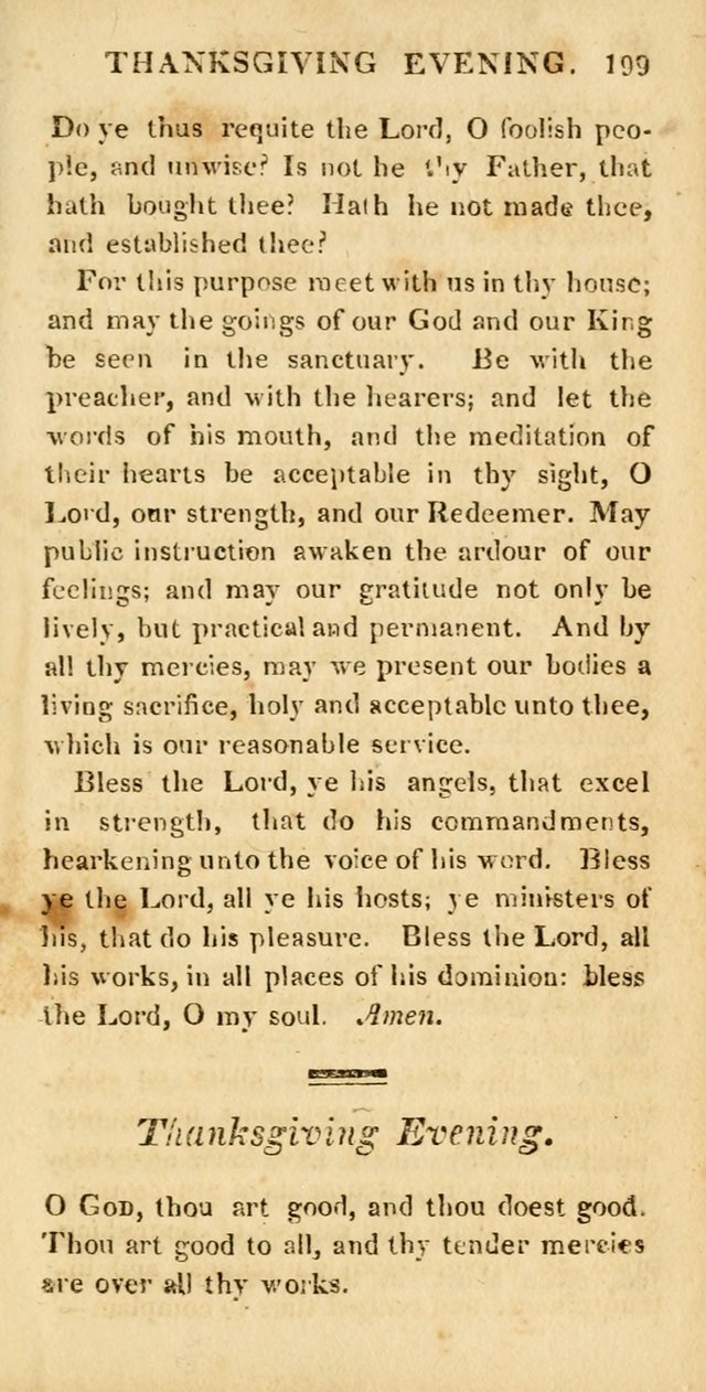 Hymns for Family Worship, with Prayers for Every Day in the Week (2nd ed.) page 199