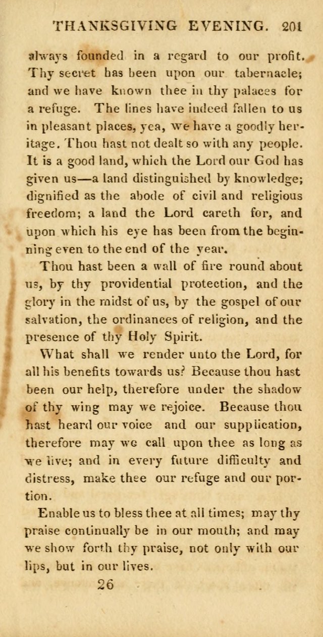 Hymns for Family Worship, with Prayers for Every Day in the Week (2nd ed.) page 201