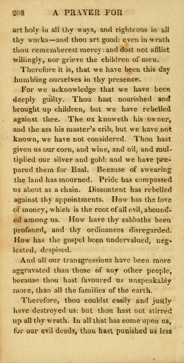 Hymns for Family Worship, with Prayers for Every Day in the Week (2nd ed.) page 208