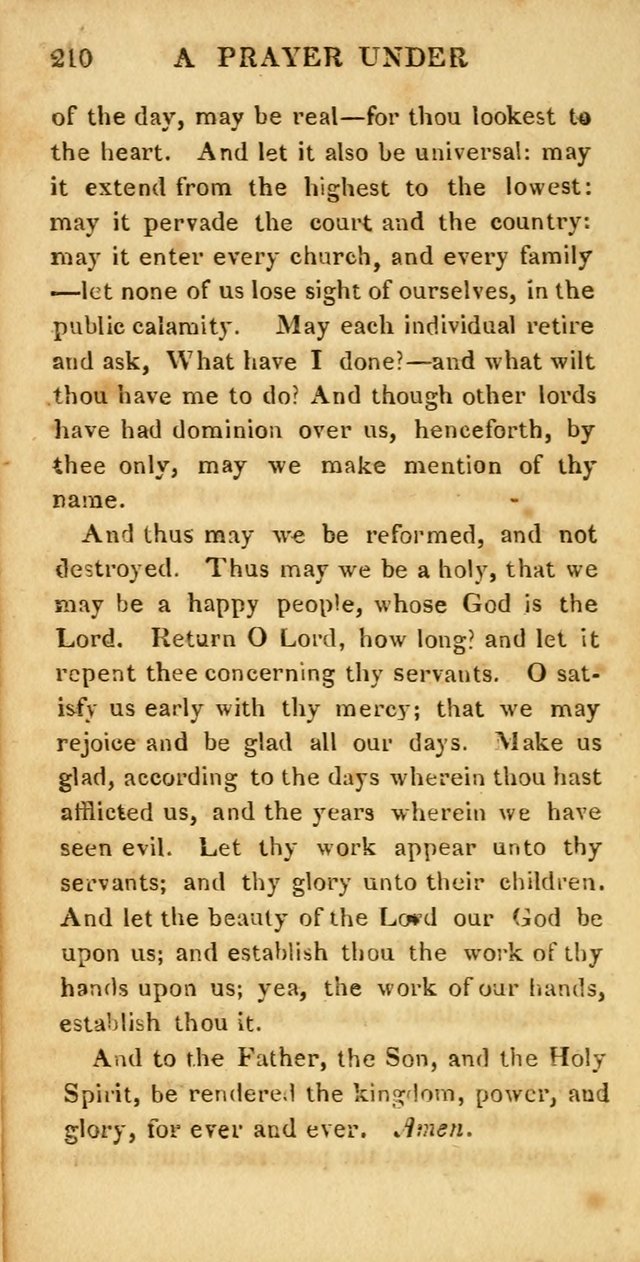 Hymns for Family Worship, with Prayers for Every Day in the Week (2nd ed.) page 210