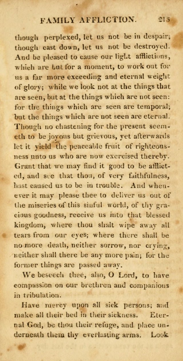 Hymns for Family Worship, with Prayers for Every Day in the Week (2nd ed.) page 213