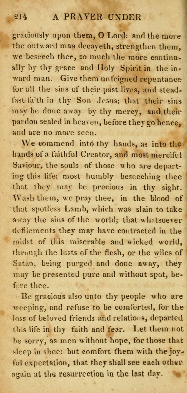 Hymns for Family Worship, with Prayers for Every Day in the Week (2nd ed.) page 214