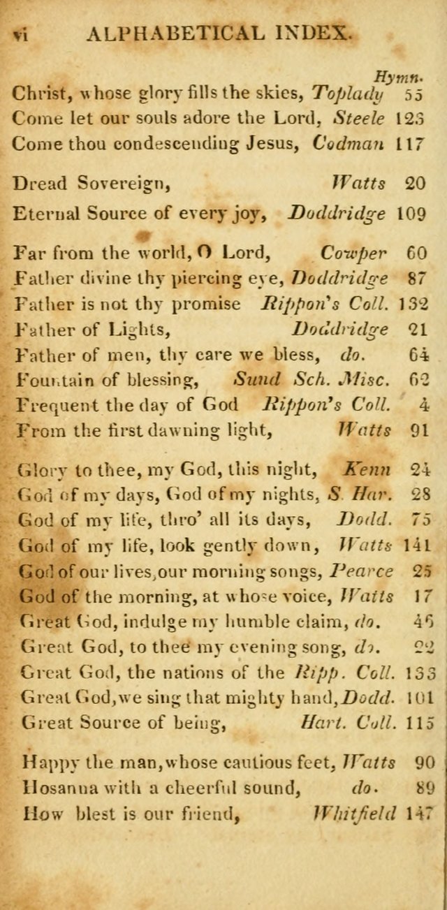 Hymns for Family Worship, with Prayers for Every Day in the Week (2nd ed.) page 6