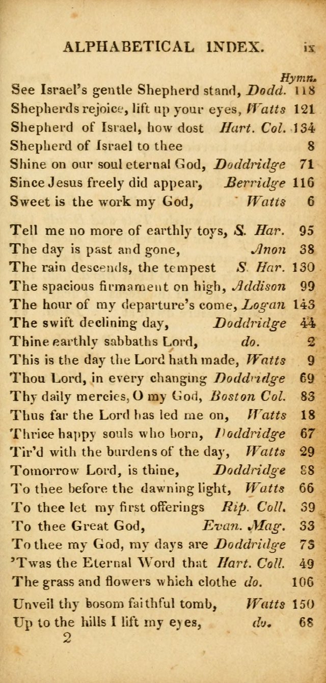 Hymns for Family Worship, with Prayers for Every Day in the Week (2nd ed.) page 9