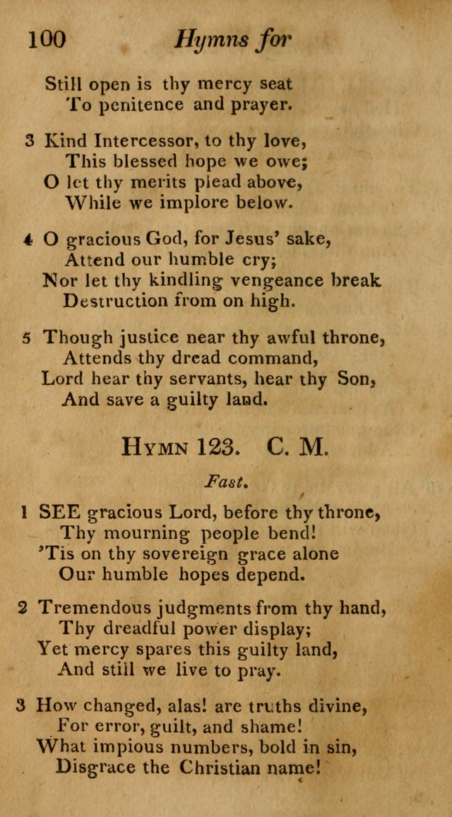 Hymns for Family Worship with Prayers for Every Day in the Week, Selected  from Various Authors page 101