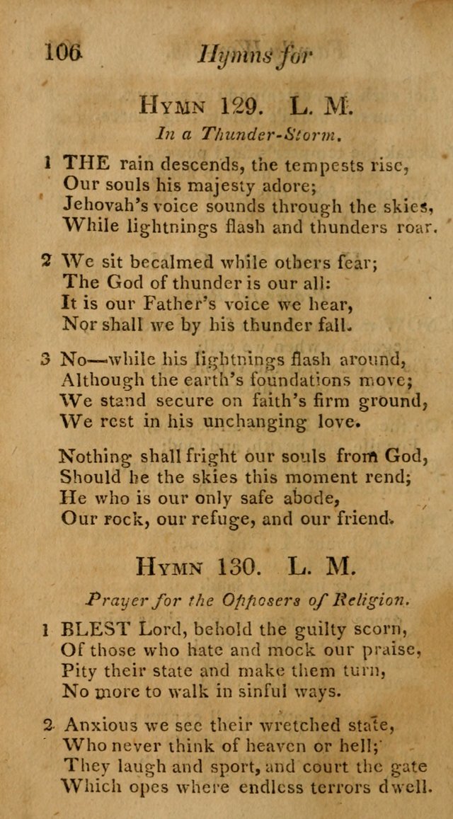 Hymns for Family Worship with Prayers for Every Day in the Week, Selected  from Various Authors page 107