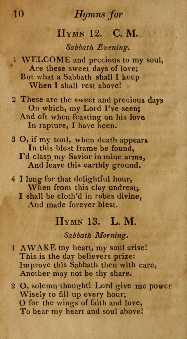 Hymns for Family Worship with Prayers for Every Day in the Week, Selected  from Various Authors page 11