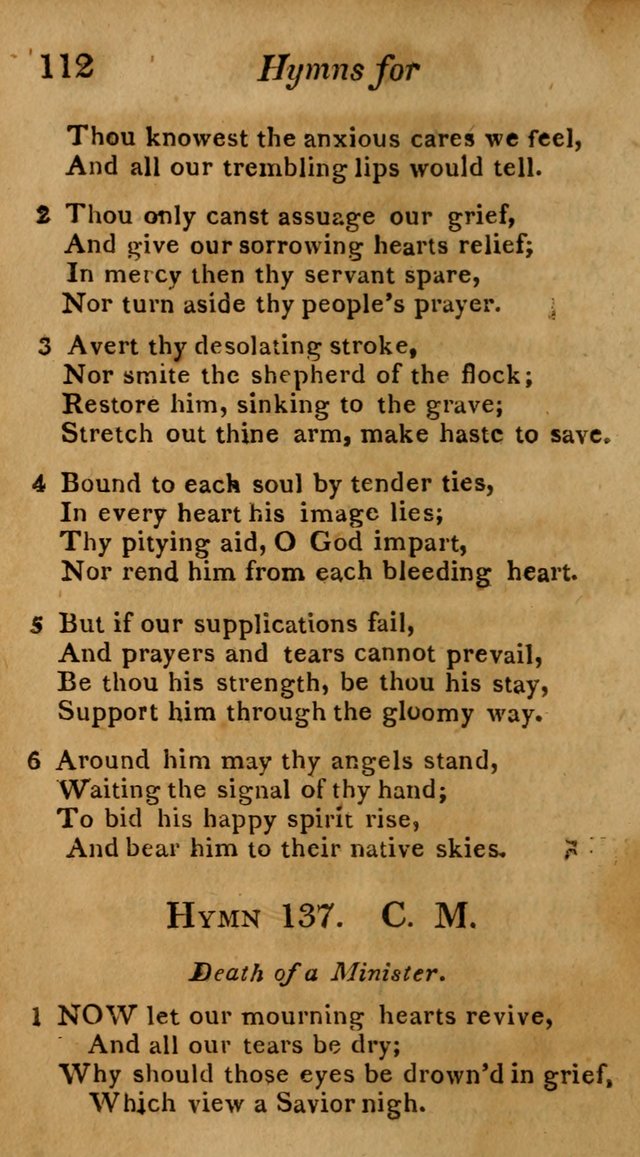 Hymns for Family Worship with Prayers for Every Day in the Week, Selected  from Various Authors page 113