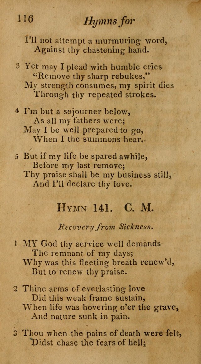 Hymns for Family Worship with Prayers for Every Day in the Week, Selected  from Various Authors page 117