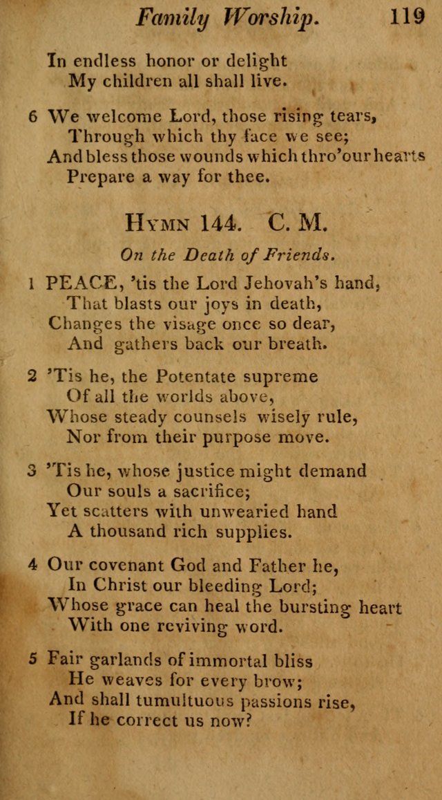 Hymns for Family Worship with Prayers for Every Day in the Week, Selected  from Various Authors page 120