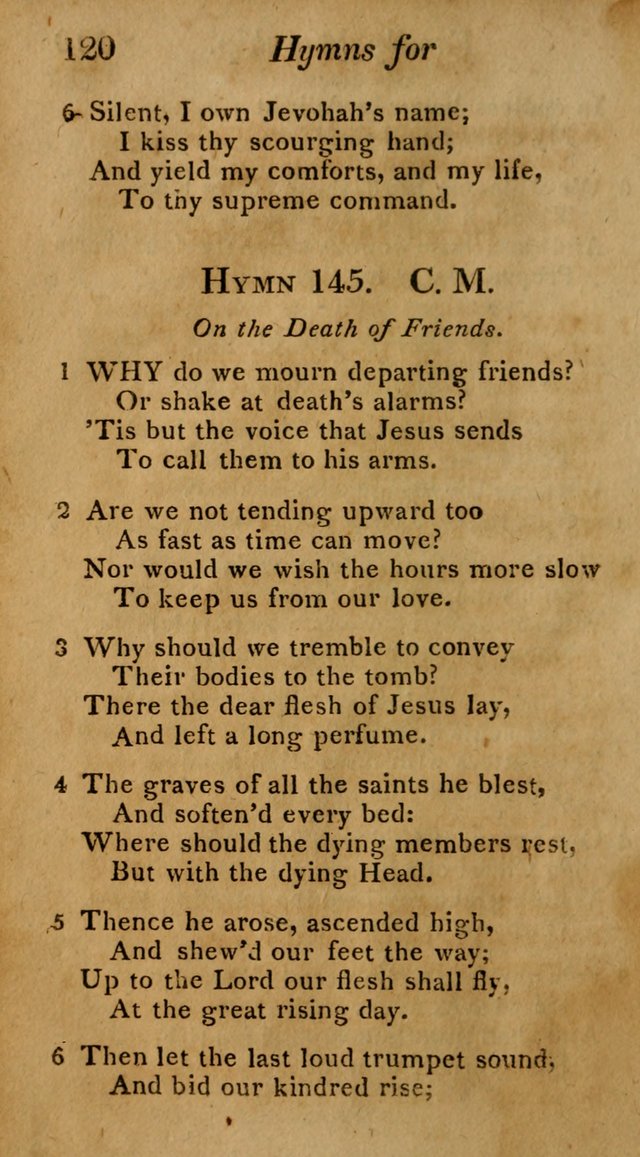 Hymns for Family Worship with Prayers for Every Day in the Week, Selected  from Various Authors page 121