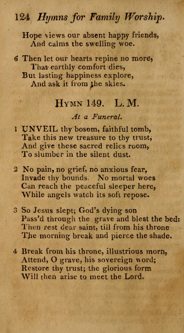 Hymns for Family Worship with Prayers for Every Day in the Week, Selected  from Various Authors page 125