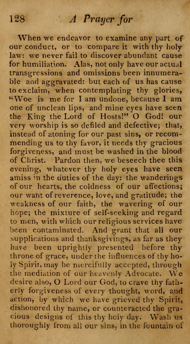 Hymns for Family Worship with Prayers for Every Day in the Week, Selected  from Various Authors page 129