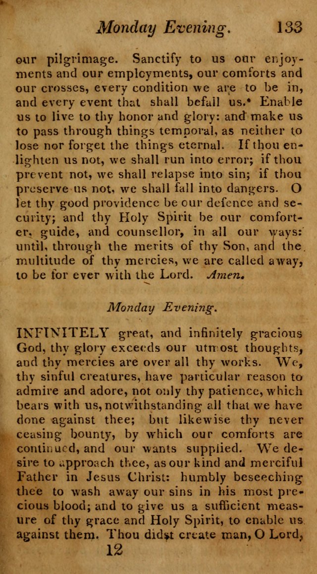 Hymns for Family Worship with Prayers for Every Day in the Week, Selected  from Various Authors page 134