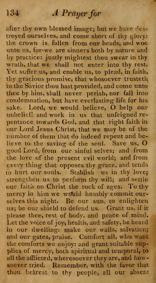 Hymns for Family Worship with Prayers for Every Day in the Week, Selected  from Various Authors page 135