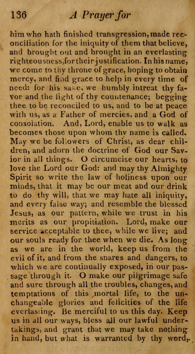 Hymns for Family Worship with Prayers for Every Day in the Week, Selected  from Various Authors page 137