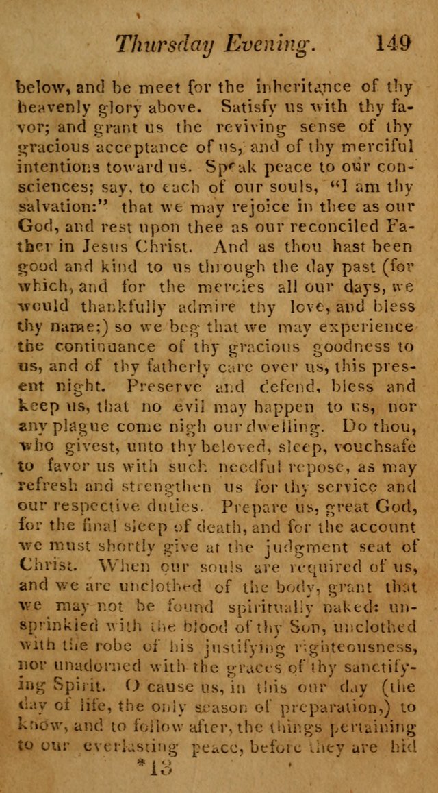 Hymns for Family Worship with Prayers for Every Day in the Week, Selected  from Various Authors page 150