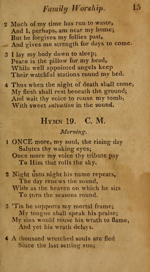 Hymns for Family Worship with Prayers for Every Day in the Week, Selected  from Various Authors page 16