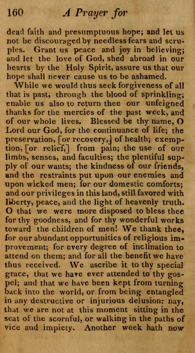 Hymns for Family Worship with Prayers for Every Day in the Week, Selected  from Various Authors page 161