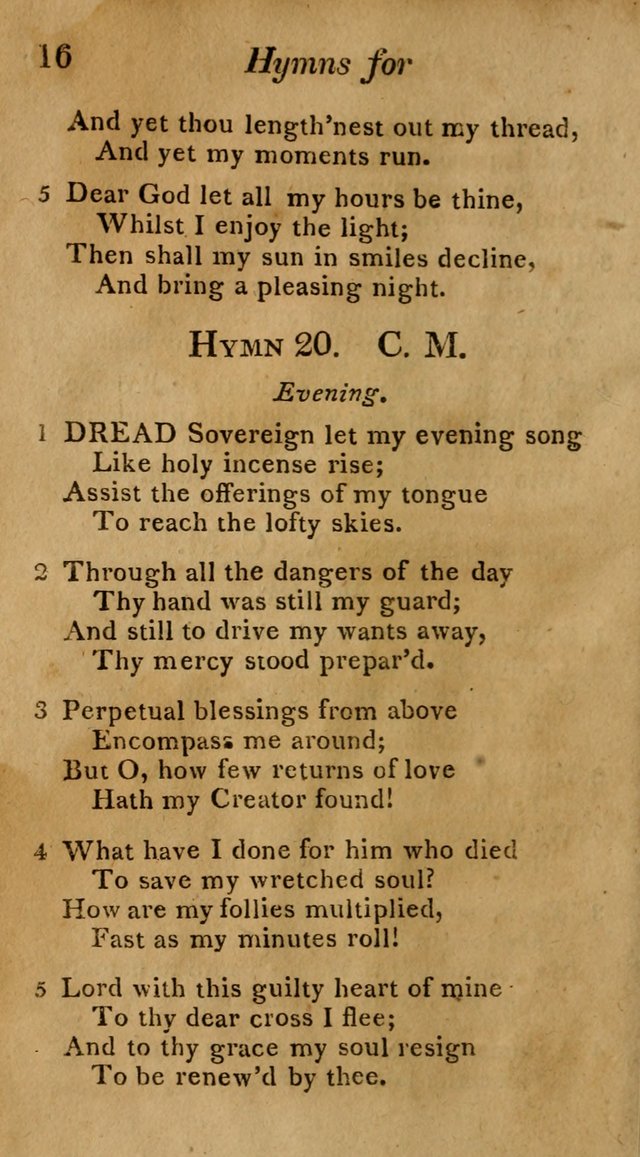 Hymns for Family Worship with Prayers for Every Day in the Week, Selected  from Various Authors page 17