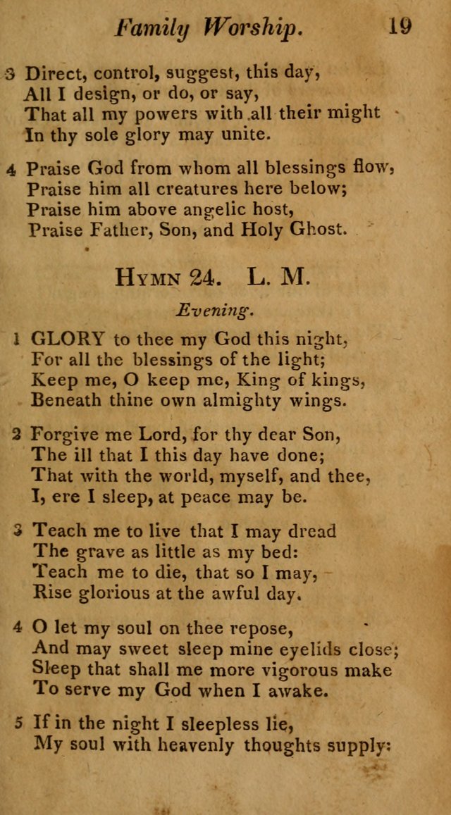 Hymns for Family Worship with Prayers for Every Day in the Week, Selected  from Various Authors page 20