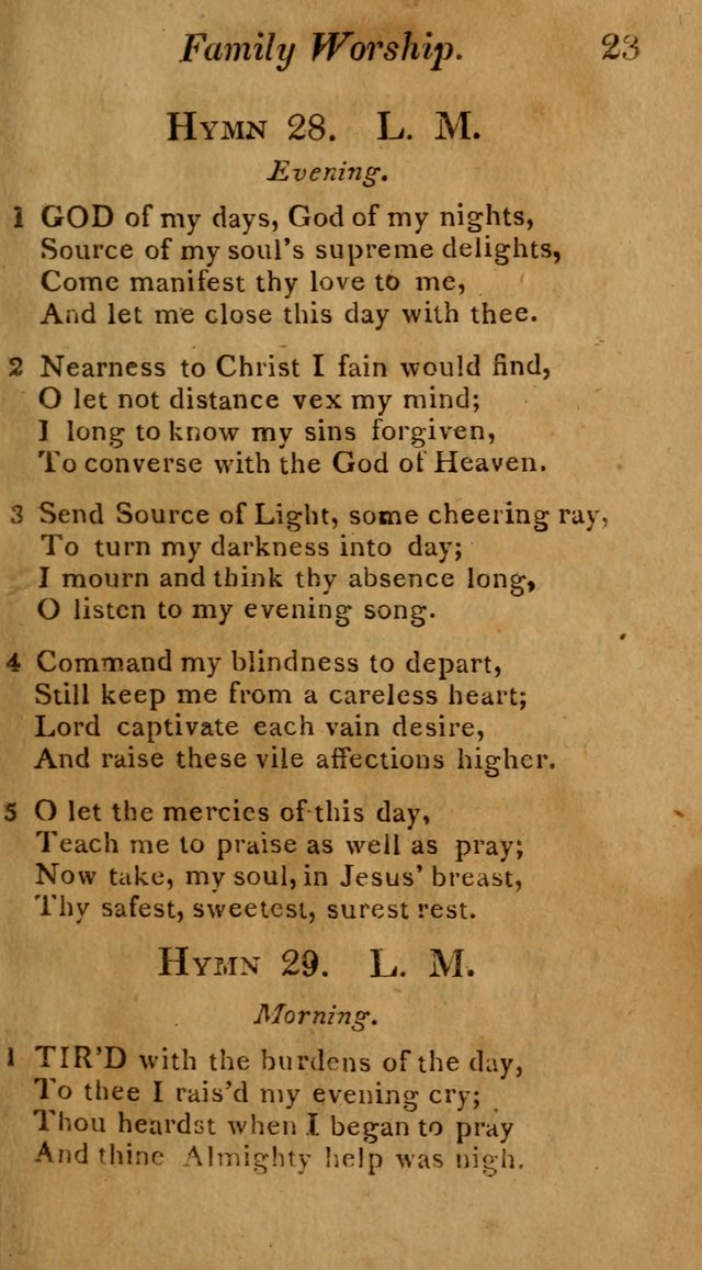 Hymns for Family Worship with Prayers for Every Day in the Week, Selected  from Various Authors page 24