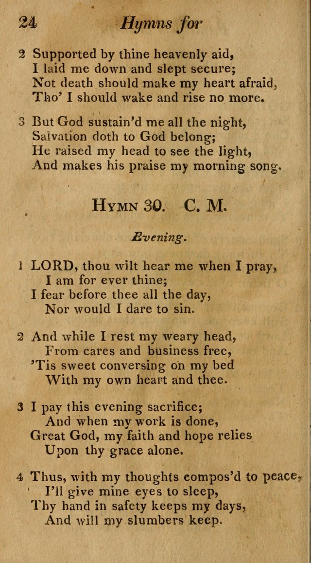 Hymns for Family Worship with Prayers for Every Day in the Week, Selected  from Various Authors page 25