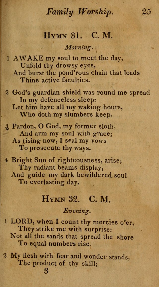 Hymns for Family Worship with Prayers for Every Day in the Week, Selected  from Various Authors page 26