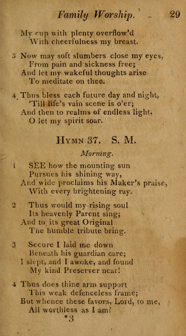 Hymns for Family Worship with Prayers for Every Day in the Week, Selected  from Various Authors page 30