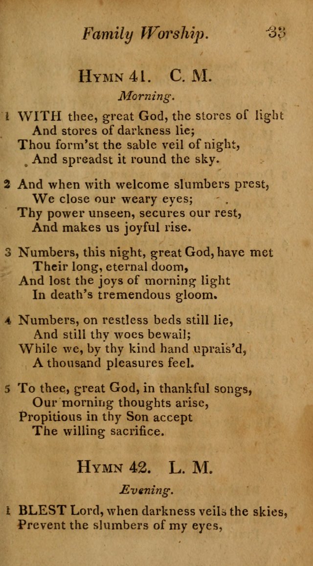 Hymns for Family Worship with Prayers for Every Day in the Week, Selected  from Various Authors page 34